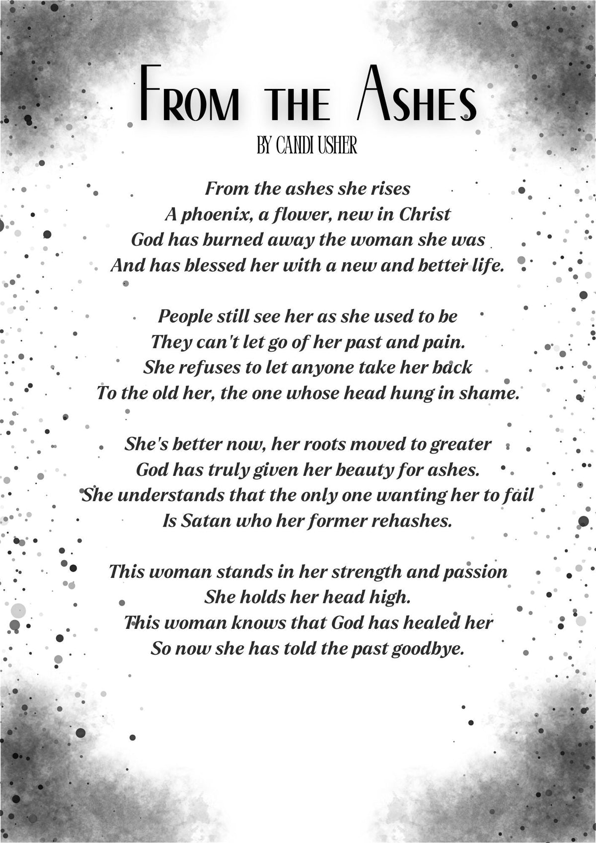 Beauty for Ashes: A Redemption Story – Ebook - Ms Candi Girl LLC