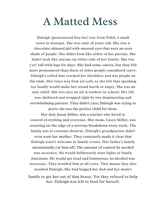Perfect Humans Project: Daleigh (Perfect Humans Saga Book 1 Paperback) - Ms Candi Girl LLC